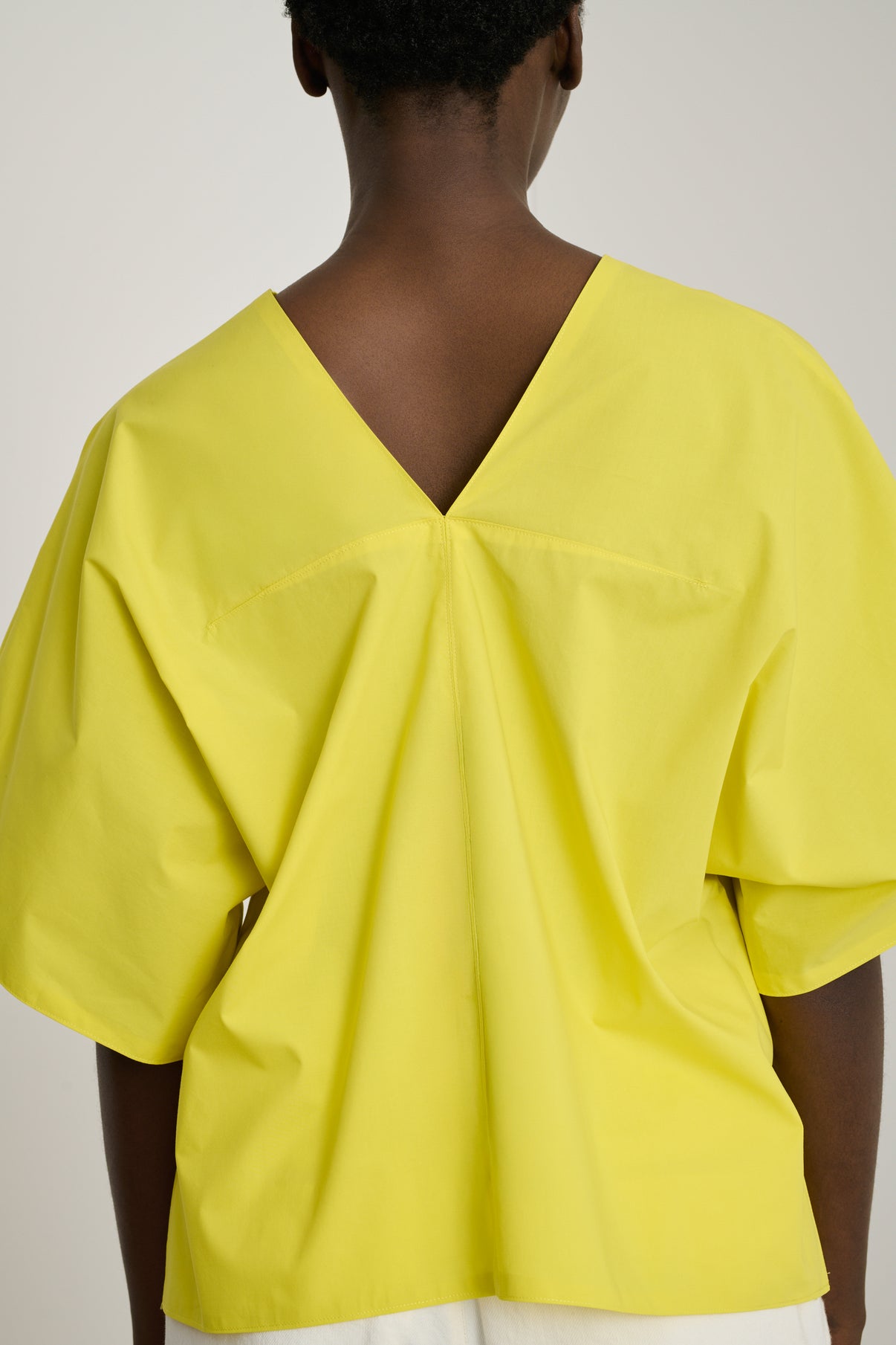 Blouse Denise - Jaune Citron - Coton - Femme vue 4