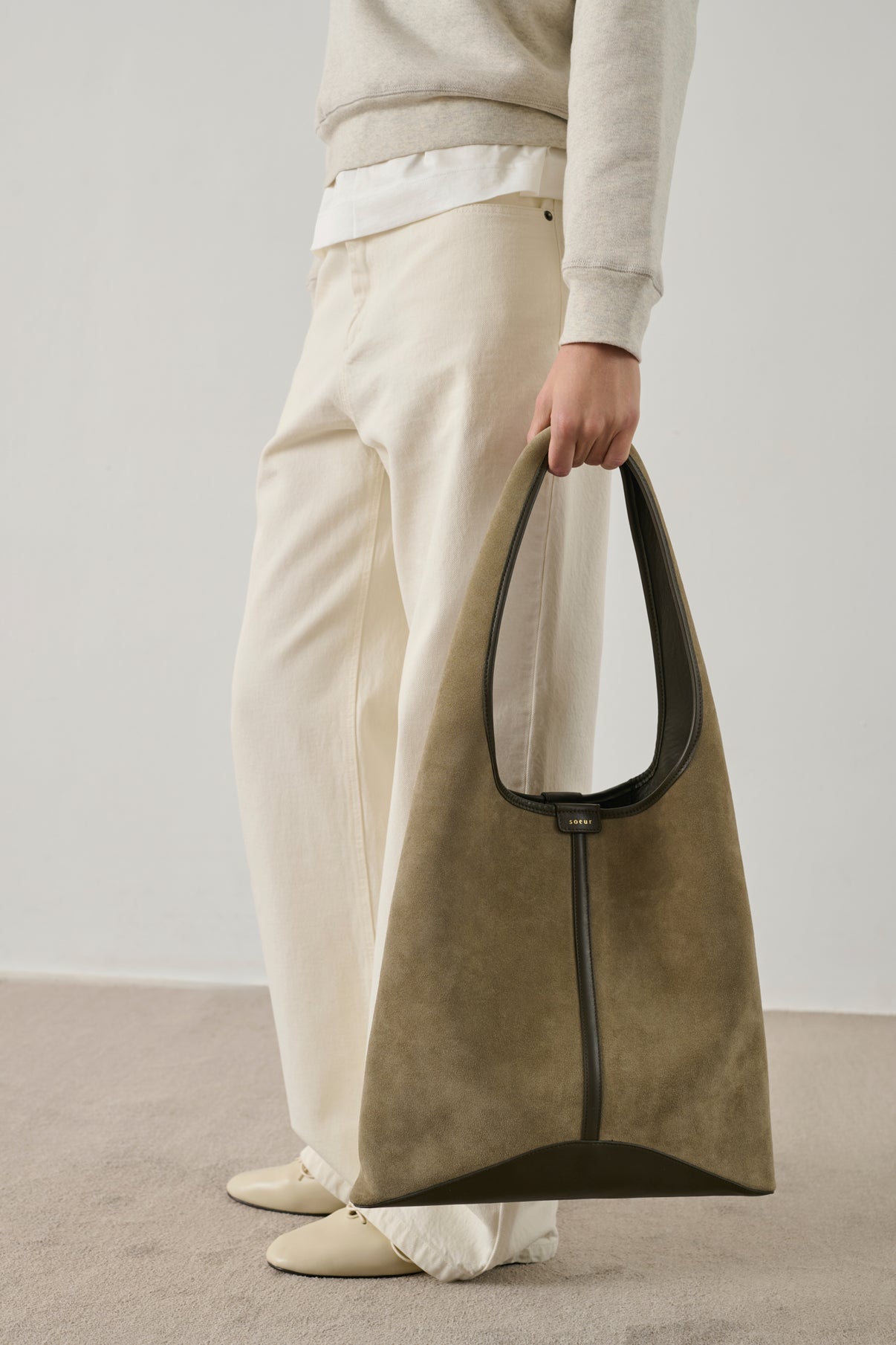 Cabas Delice - Gris - Cuir - Femme vue 2