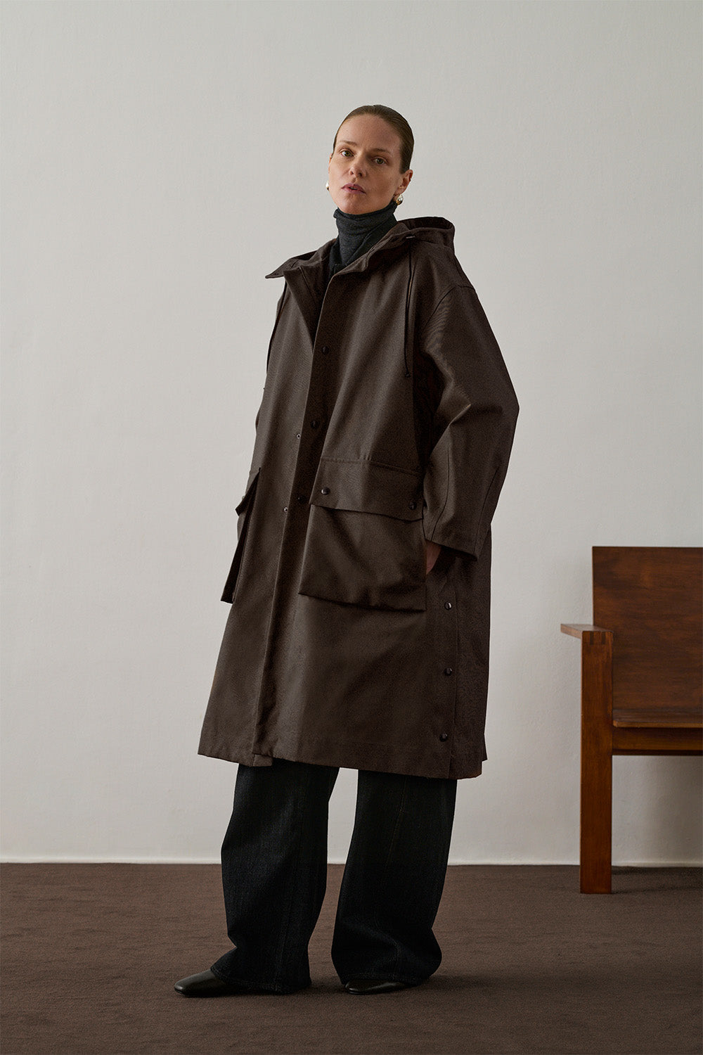 Trench Faith - Marron - Coton - Femme vue 1