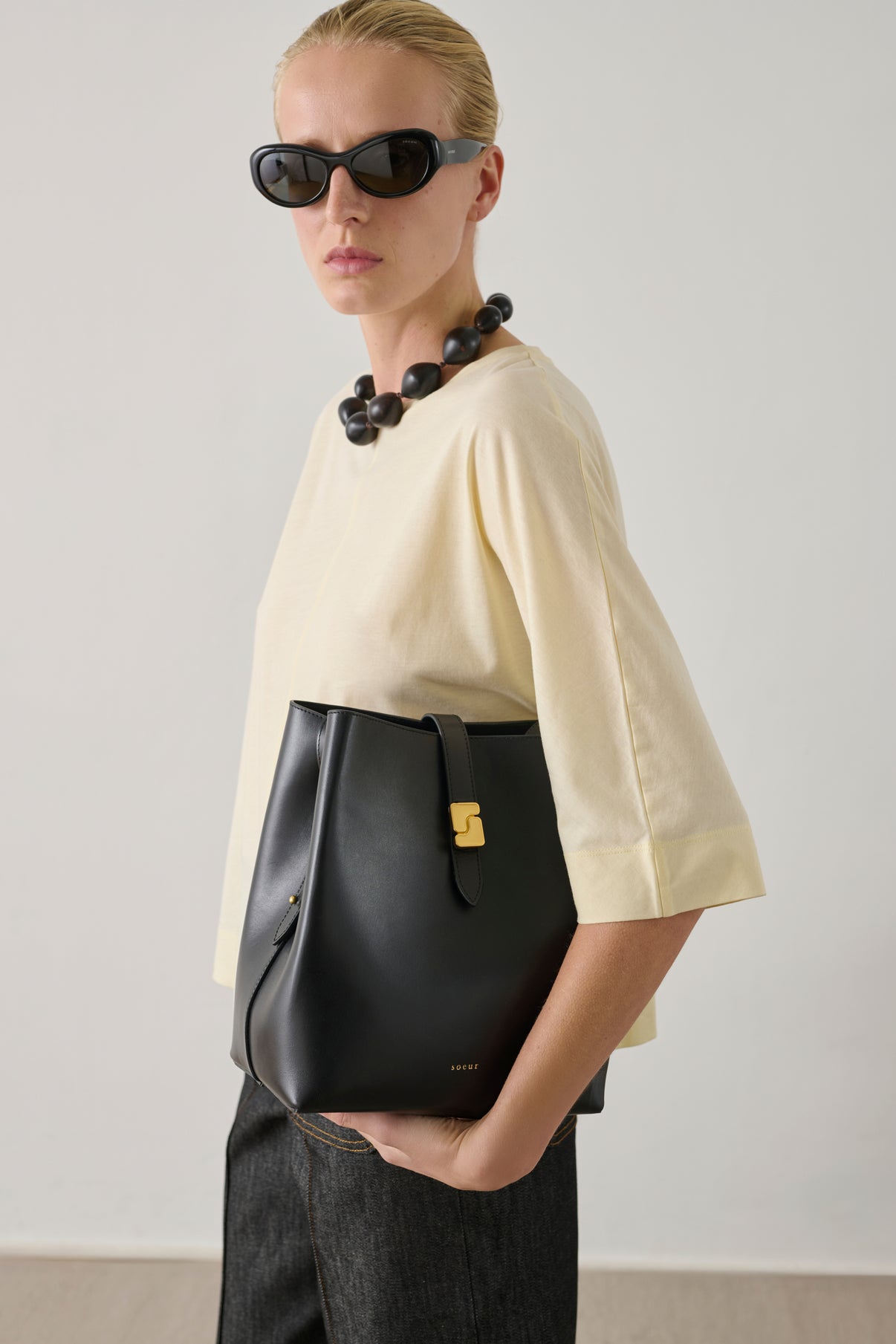 Sac Bello - Noir - Cuir - Femme vue 2