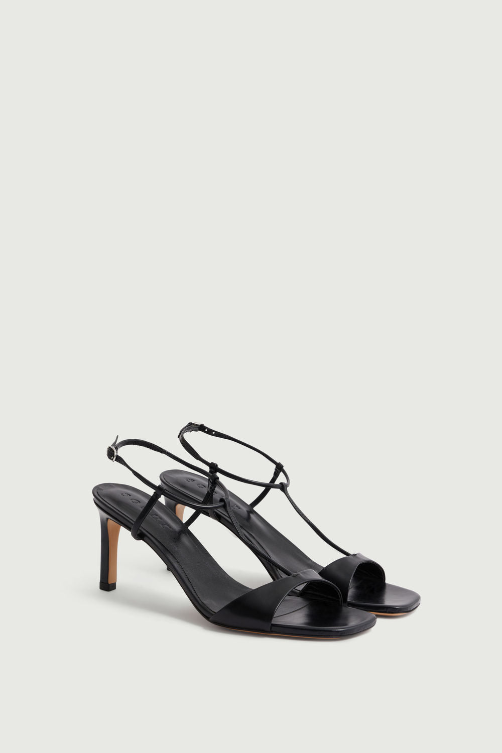 Sandales Cecilie - Noir - Cuir - Femme vue 4