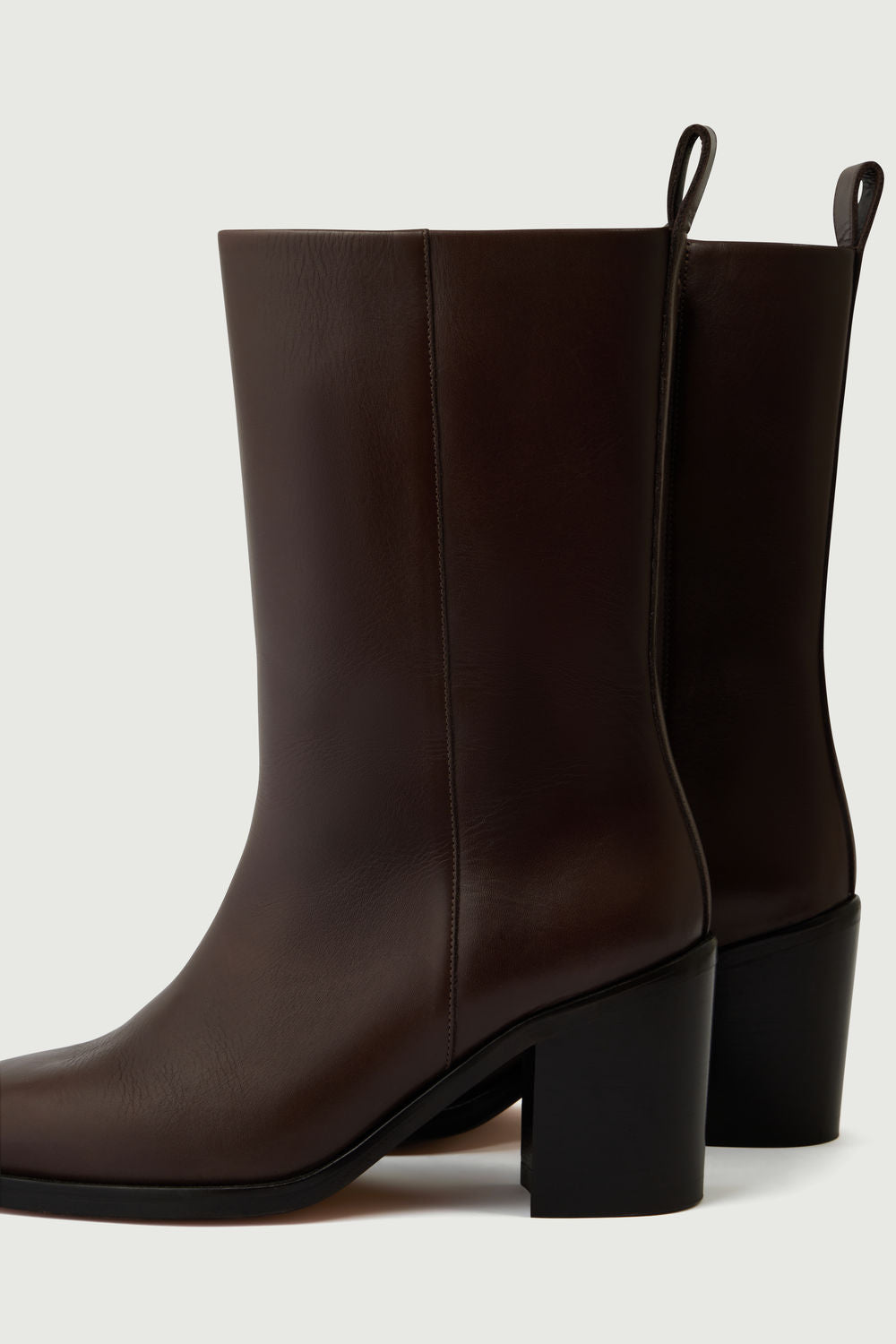 Bottines Cara - Ébène - Cuir - Femme vue 6